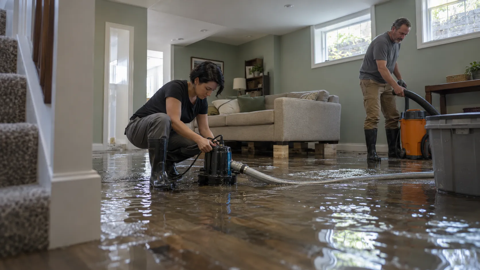 Flooded Basement Cleanup in Chattanooga, TN